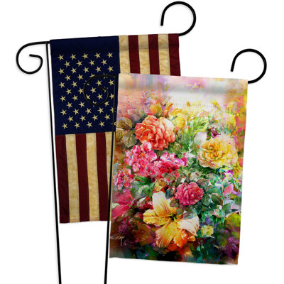 Ensemble de drapeaux de jardin Garden Spring