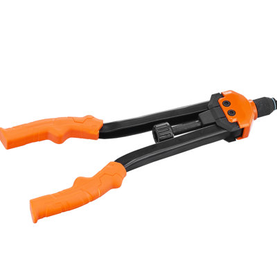 Orange Steel 16 - Inch Rivet Nut Tool, 13Pcs Mandrels And 186Pcs Nuts, Labor Saving , Suitable For Different Riveting Needs Tool Kit, Materials, Easy To Use
