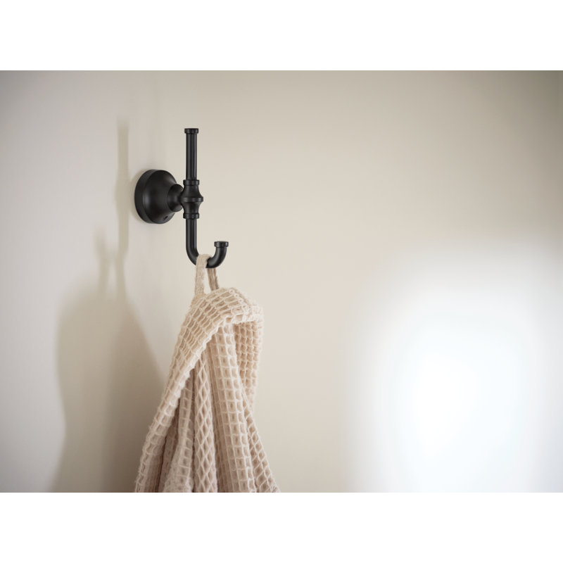 Colinet Wall Mounted Robe Hook, Matte Black