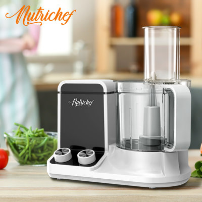 Nutrichef Food Processor Bowl, Cover And Pusher - Replacement Parts For Nutrichef Multifunction Food Processor Model Number: Ncfpblu