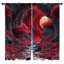 Rideaux de fenêtre Red Moonlit Valley obscurcissant et obscurcissant - 2 panneaux