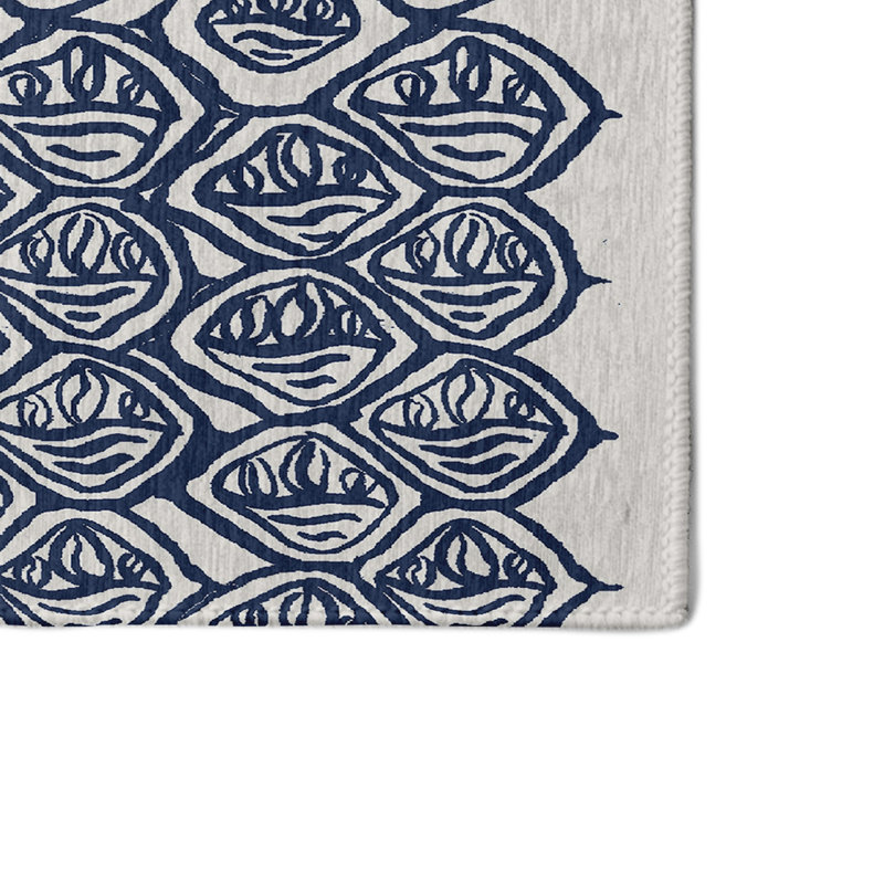 Safari Chenille Geometric Indoor Rug, Rectangle 4' x 6'
