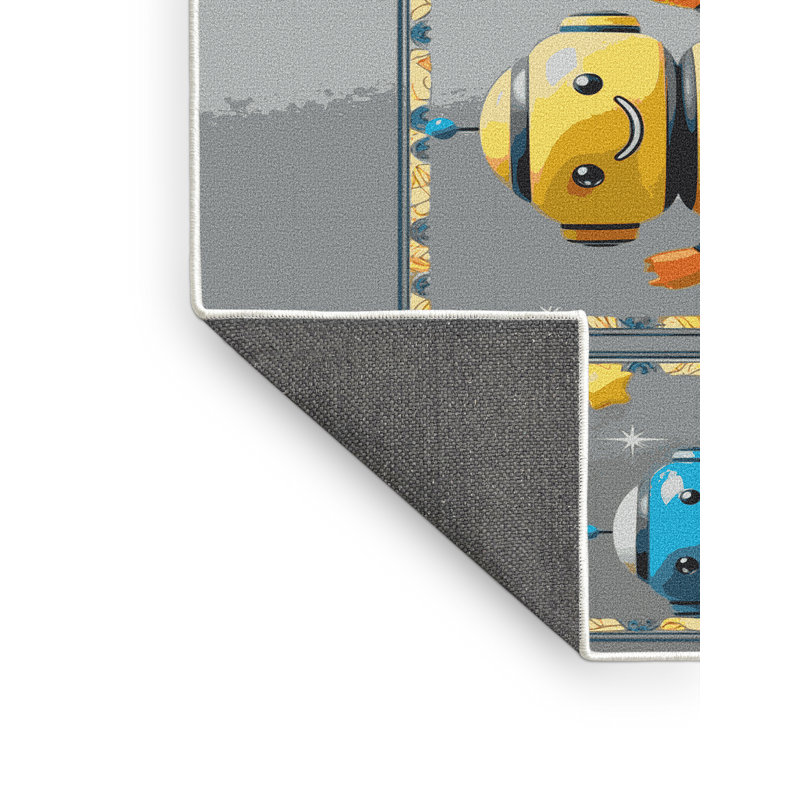 Tapis pour enfant Zoomie, Rectangulaire 8 pi x 10 pi