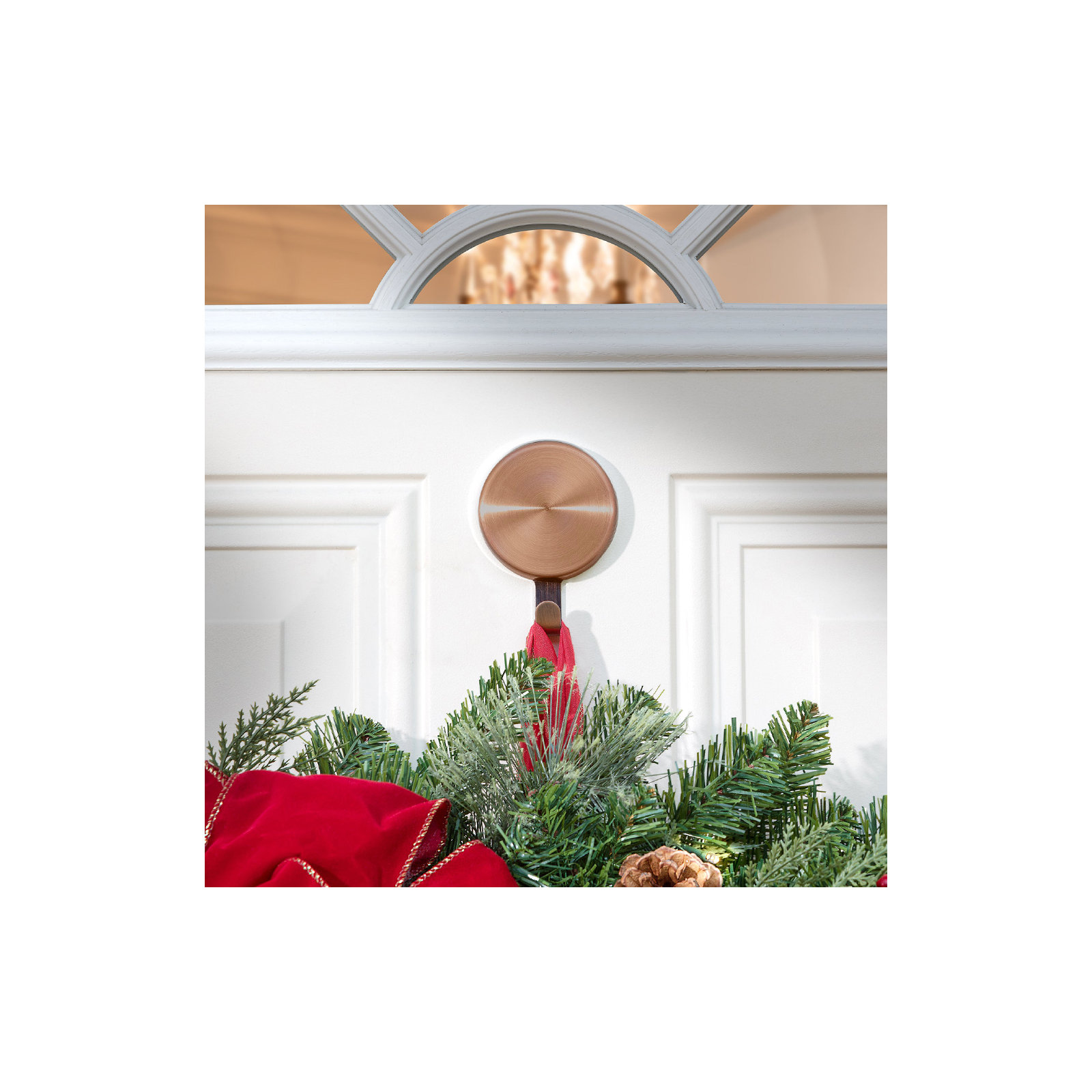 Lekhraj Magnetic Hanger, Brushed Copper, 1