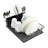 Rust Resistant Countertop Dish Rack  (Black)-124404643