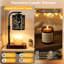 Lampe chauffe-bougie avec minuterie et gradateur colibri pour bougies en pot