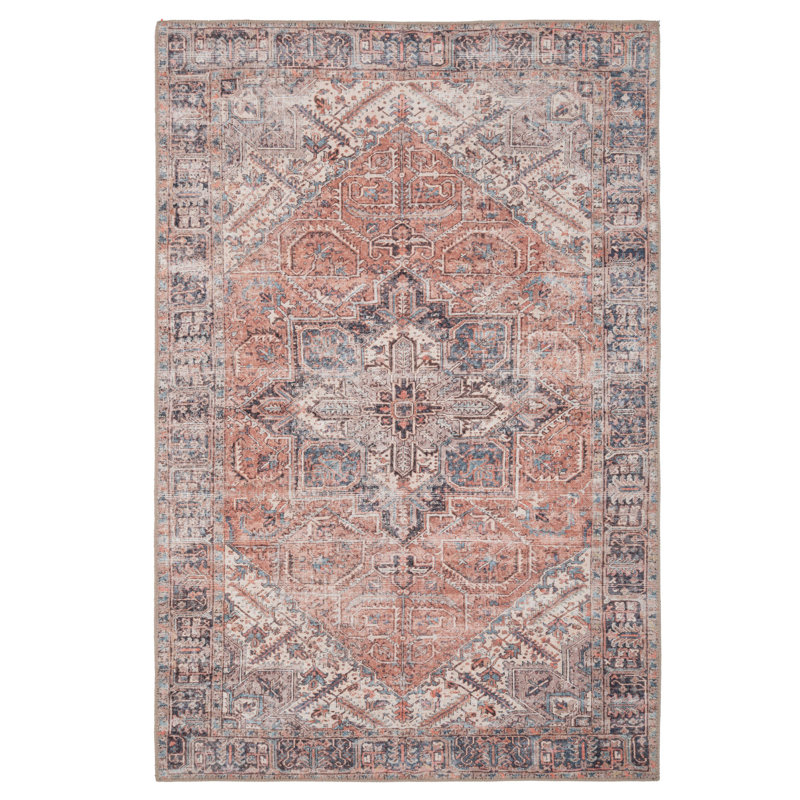 Carlecia Oriental Cotton Area Rug, Rectangle 190cm x 280cm
