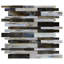 Matchstix 11x11 Brick Polished Glass Mosaic Tile-731717585