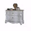 Table de chevet traditionnelle 1Pc avec table de chevet 2 tiroirs