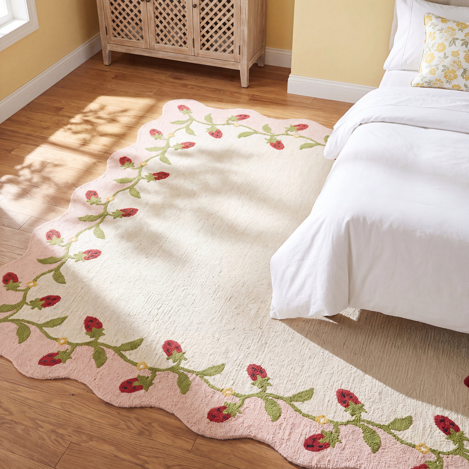 Lola Multi Hand-Tufted Floral Wool Rug, Rectangle 8'10" x 11'10"