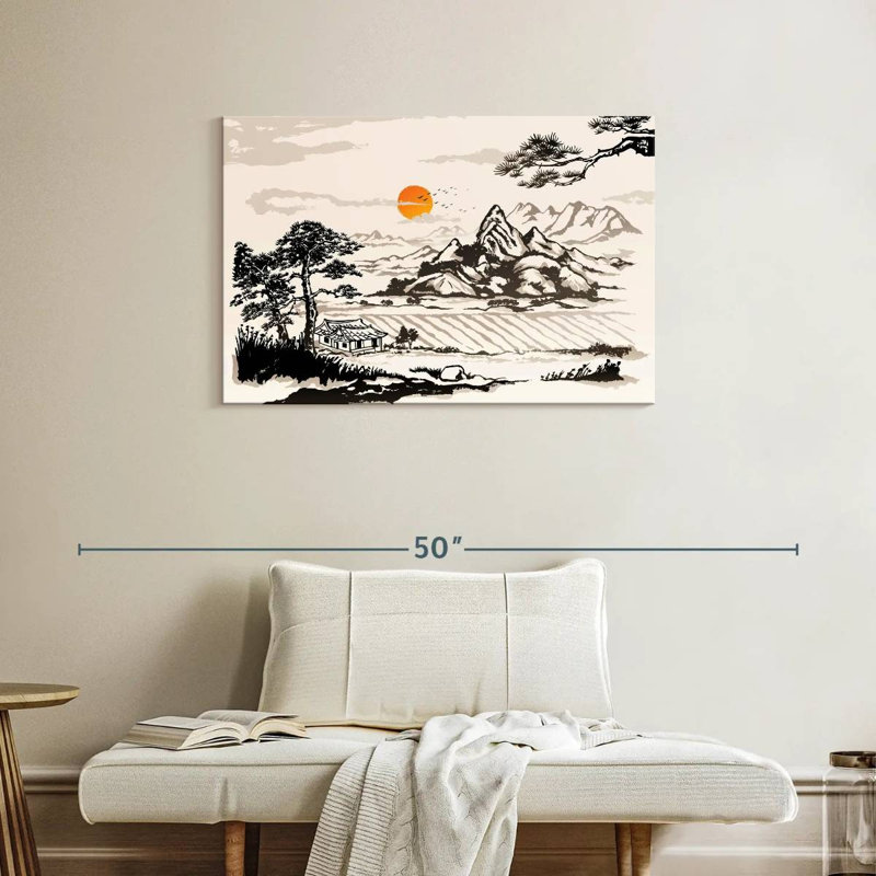 Alvord Korean Mountain, 24" H x 36" W