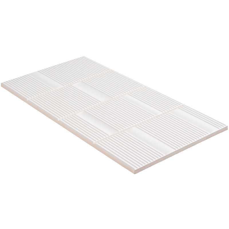 Flyer 8'' x 16'' Matte Ceramic Wall Tile (10.32 Sq. Ft. / Case), White