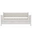 Lit de jour simple en bois de style décontracté moderne et rustique, blanc crème-1241524777