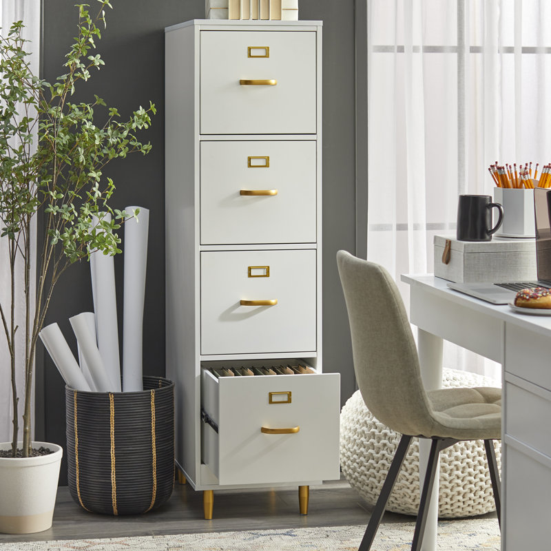 Holyoke 15'' Wide 4 -Drawer File Cabinet
