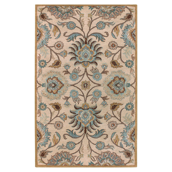 Scatter Area Rug , Rectangle 4' x 6'