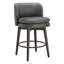 Ensemble de 2 tabourets de bar pivotants Adairsville Chilmark-112983110