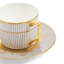 Wedgwood Anthemion Gray Teacup & Saucer