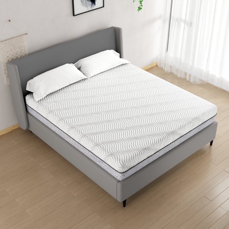 Gel Cooling Memory Foam Mattress Two Side Sleep 20cm Medium Firm, Small Double (4')
