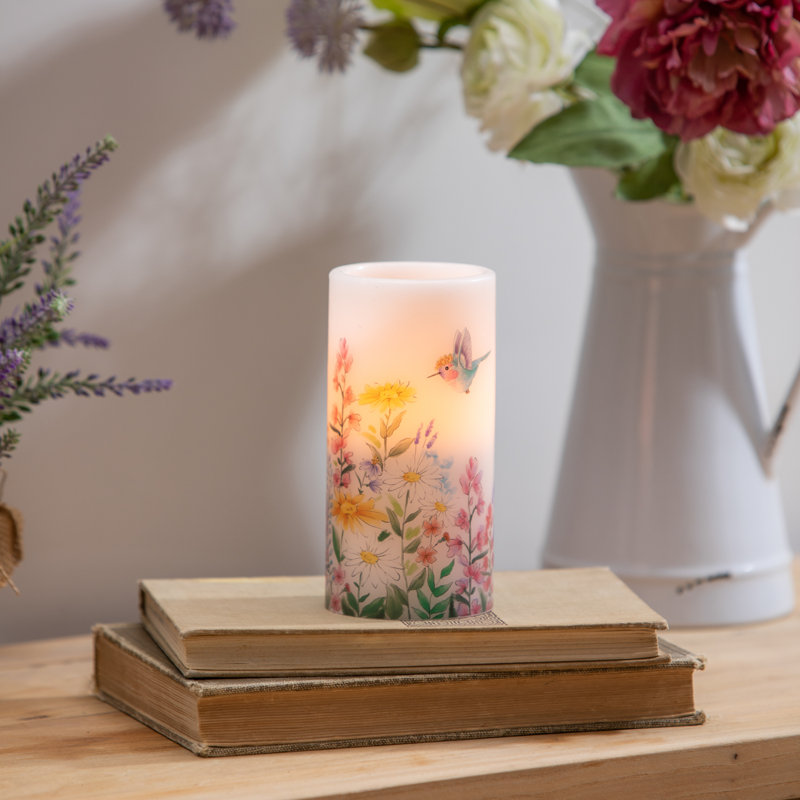 Bougie sans flamme sans parfum