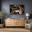 «Biblical Supper Scene», œuvre d'art classique classique, images de salle à manger, impression sur toile encadrée et giclée sur toile.-2015123380-2015123386