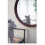 Miroir mural de style transitionnel en bois de manguier de 20 pouces, parfait pour les murs de galerie et l'éclairage de pièce-2099849248