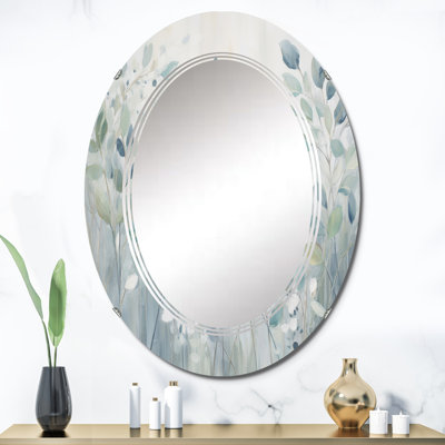 Miroir mural ovale, miroir décoratif moderne - Kaleburnu