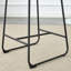 Ensemble de 2 tabourets de bar de style minimaliste moderne - noir, convenant à la cuisine, au bar et à la maison moderne-147650878