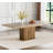 62.99" -78.74" Extendable Dining Table Set, Brown Dining Room Table with Storage & Velvet Dining Chairs with Wood Leg, Rustic Kitchen Dining Table and Chairs Set, Modern Dining Table Set-1450881950-1450881945