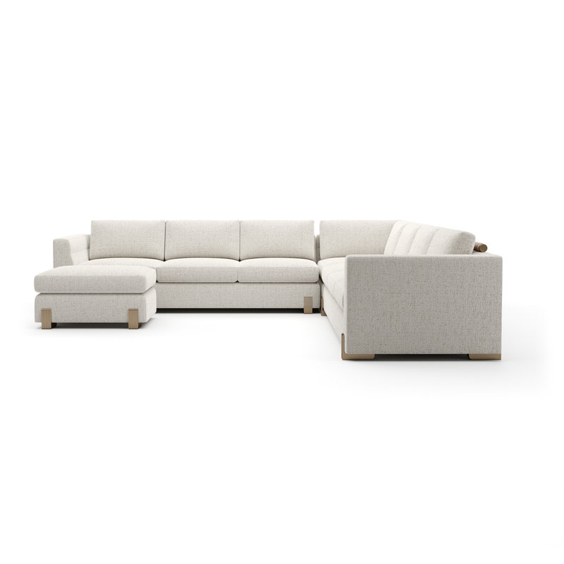 Caracole 4 - Piece Sectional with Ottoman