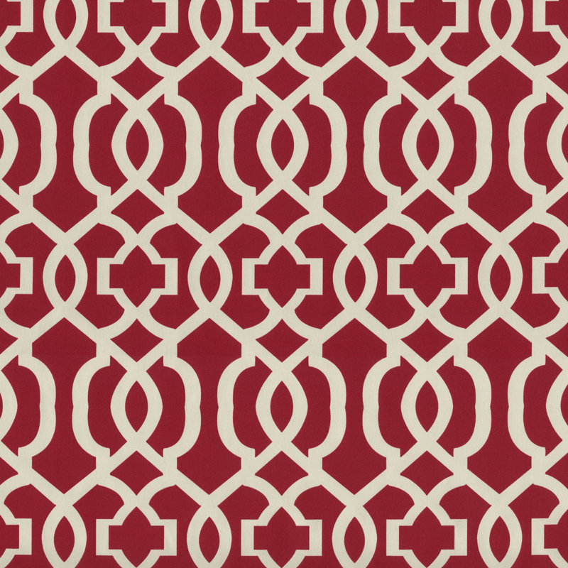Coussin de siège intérieur / extérieur Abdulazis, Rouge, L 60 po