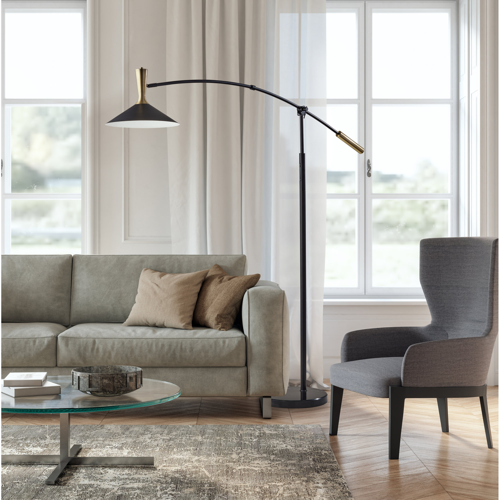 Sahrye 81'' Dimmable LED Floor Lamp