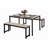 4 - Person Pedestal Dining Set-1813543321-1813543320