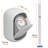 JOYBOS Bathroom Cleaning Set, Sensor Trash Can & Disposable Toilet Brush Touchless Combo, Includes 120 Rolls Trash Bags