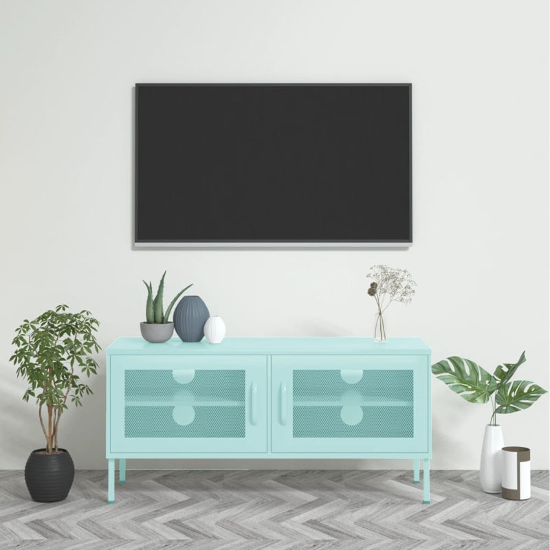 Caleyah Unfinished TV Stand for TVs up to 43", Green
