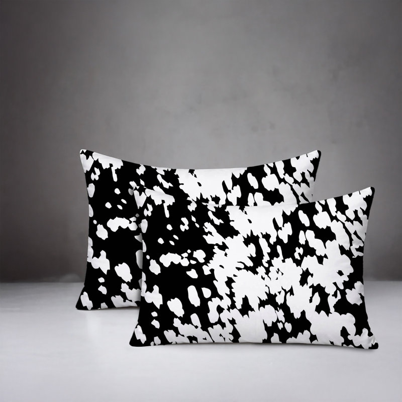 Oreiller réversible intérieur / extérieur Cabo, 20x14, Black