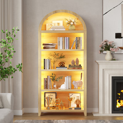 Armoire de rangement 29,5 po à 5 tablettes arquées