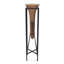 Bronze Euler Drop Vase with Black Iron Stand- Extra Large-1585124082