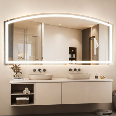 Miroir de salle de bain 77 po x H 36 po