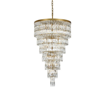 Lustre rectangulaire 32 pouces Iva 