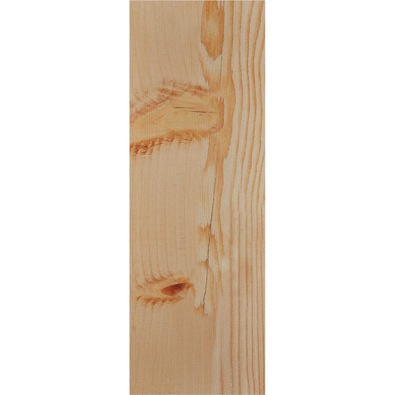 L 5 1/2 po x P 12 po x H 16 po Corbeau lisse avec plaque arrière, sapin Douglas, H 16 po x l 5,5 po x P 12 po, Lisse