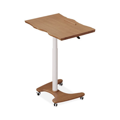 Nut-brown Rectangular Solid Wood Writing desk