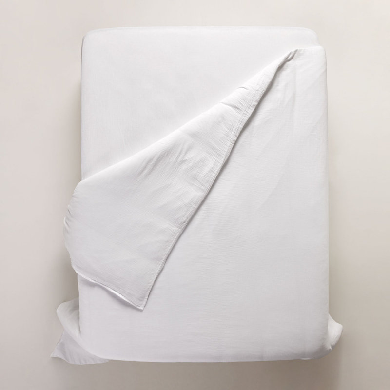 Solid Colour Duvet Cover, 220 x 240 cm, White