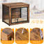 Dog Crate Furniture with 2 Doors-1564372195-1562182193