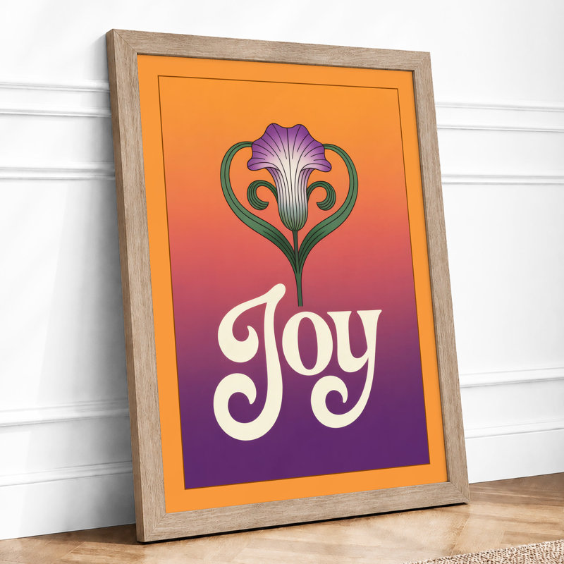 Joy In Bloom Modern - Print, Oak, A3 - 42.0 x 29.7 cm