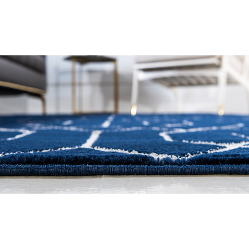 Geometric Area Rug, Rectangle 61 x 91cm