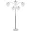 Lampe sur pied à branches en cristal 90 po Beckum-655623216