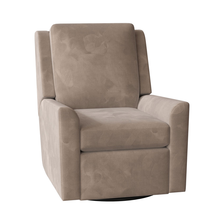 Hickory 31" Wide Standard Recliner, Manual, Swivel Glider, 9104 Chalk