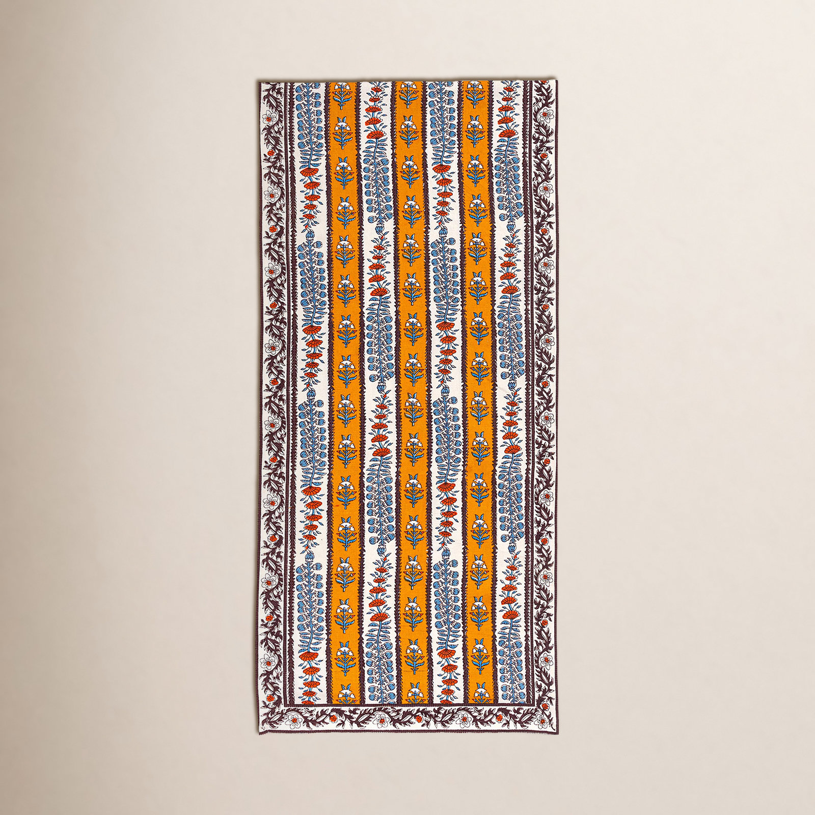 Charlemont Floral Table Runner, 72" x 16", Green