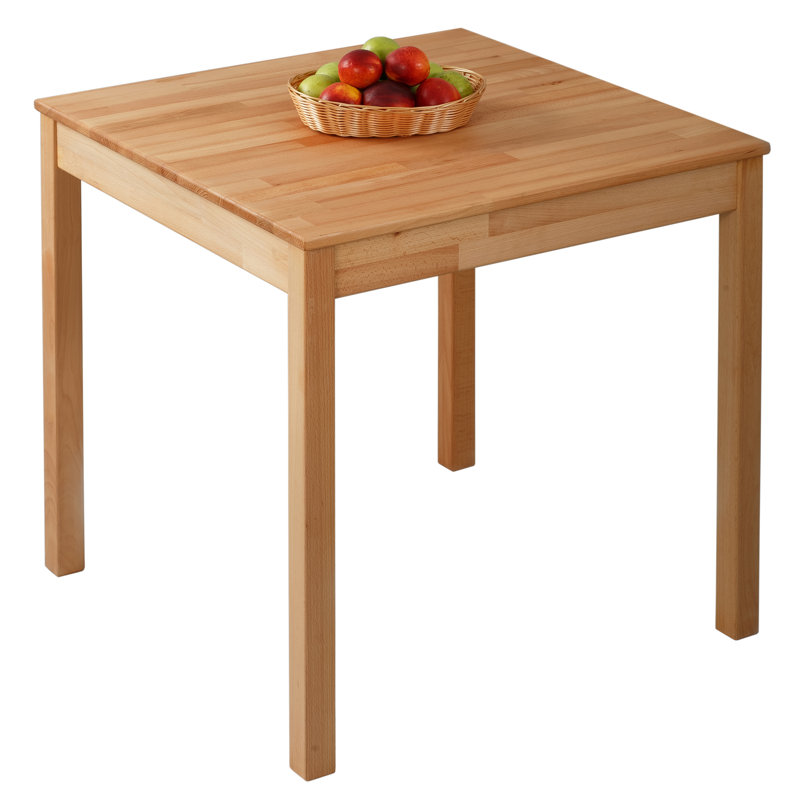 Juliana solid wood dining table, Beech Heartwood