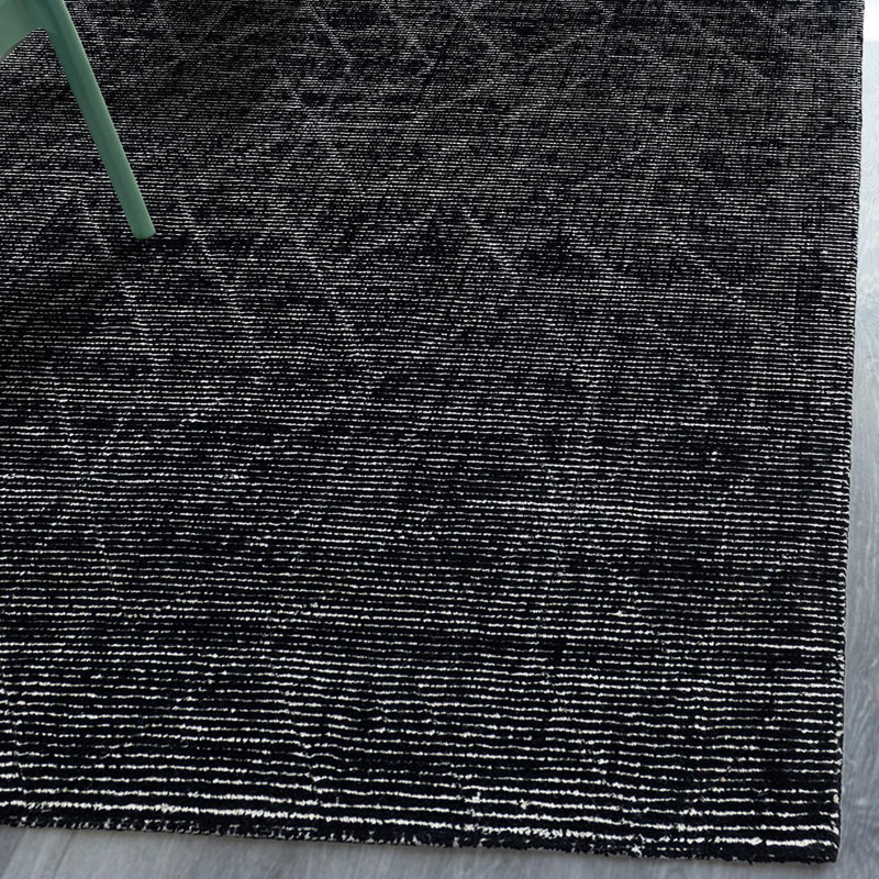 Cyndle Hand-Tufted Wool Geometric Area Rug, Rectangle 4'1" x 6'1"